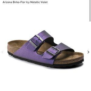 ISO: BIRKO-FLOR ICY METALLIC VIOLET   BIRKENSTOCKS
